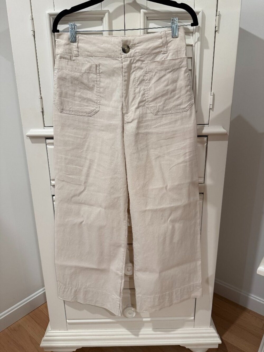 THE COLETTE CROPPED WIDE-LEG PANTS BY MAEVE